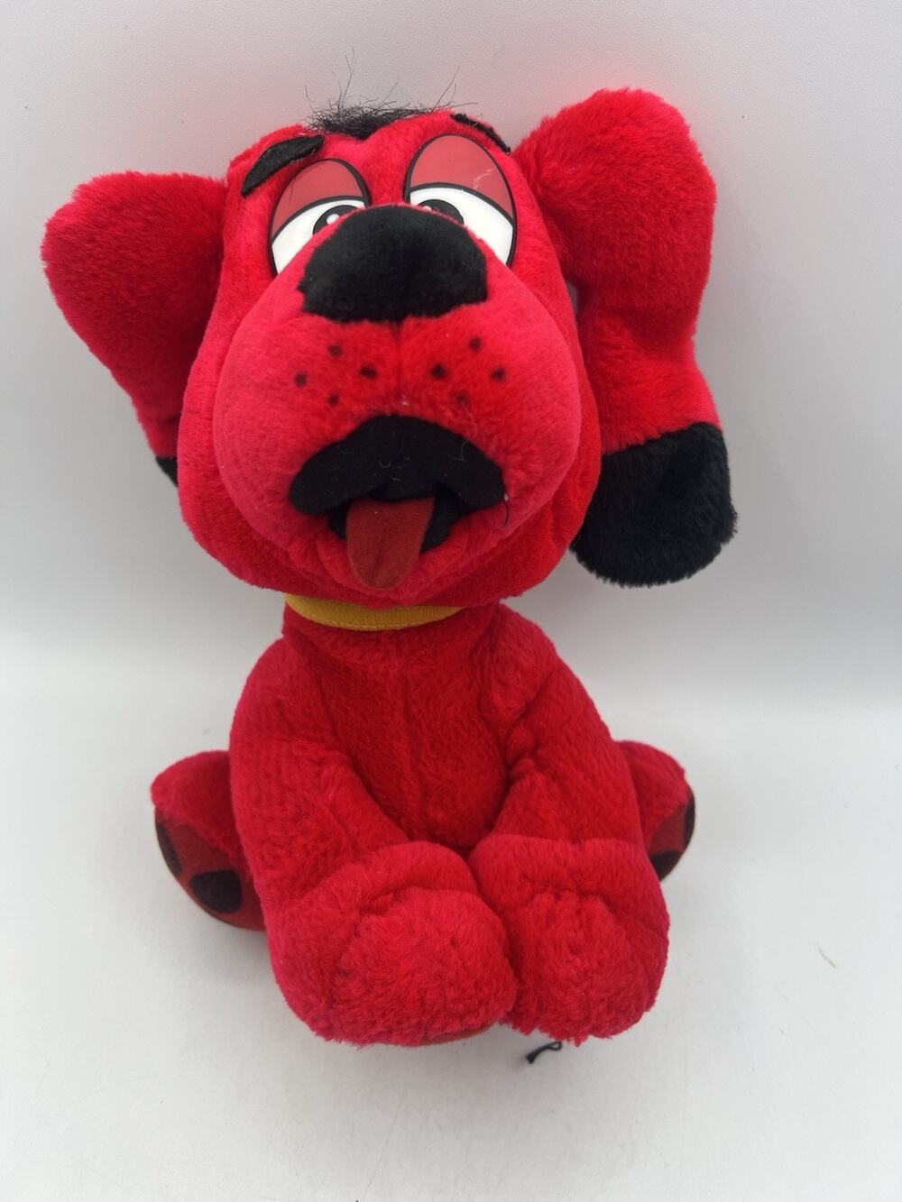 Carousel Toys Clifford Big Red Dog Plush 12 Red Black Stuffed Animal
